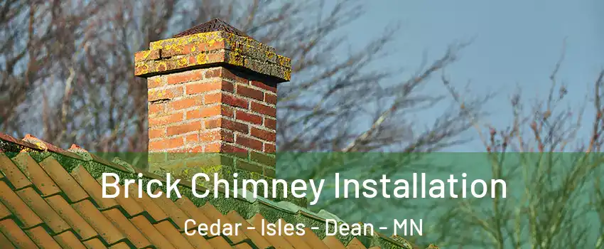 Brick Chimney Installation Cedar - Isles - Dean - MN