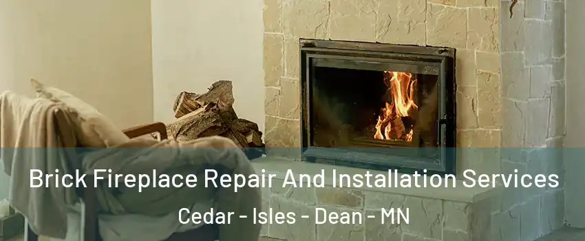 Brick Fireplace Repair And Installation Services Cedar - Isles - Dean - MN