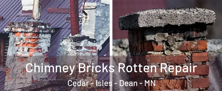Chimney Bricks Rotten Repair Cedar - Isles - Dean - MN
