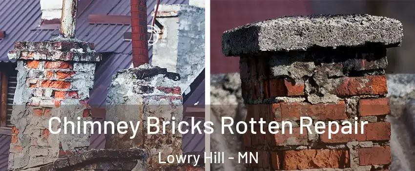 Chimney Bricks Rotten Repair Lowry Hill - MN