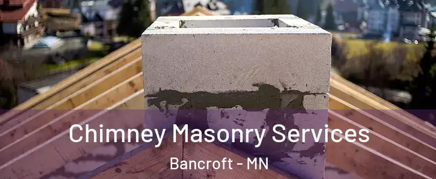 Chimney Masonry Services Bancroft - MN