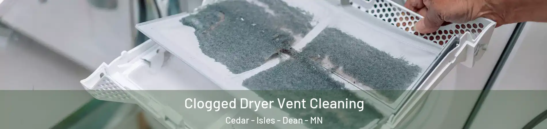 Clogged Dryer Vent Cleaning Cedar - Isles - Dean - MN