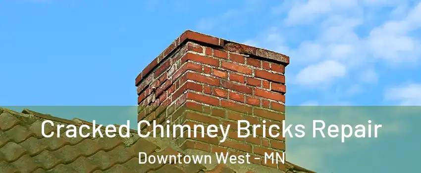 Cracked Chimney Bricks Repair Downtown West - MN