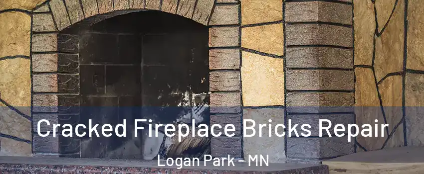 Cracked Fireplace Bricks Repair Logan Park - MN