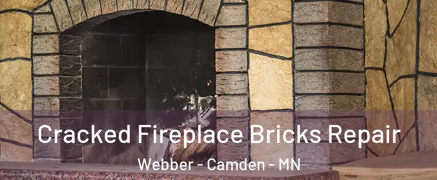 Cracked Fireplace Bricks Repair Webber - Camden - MN