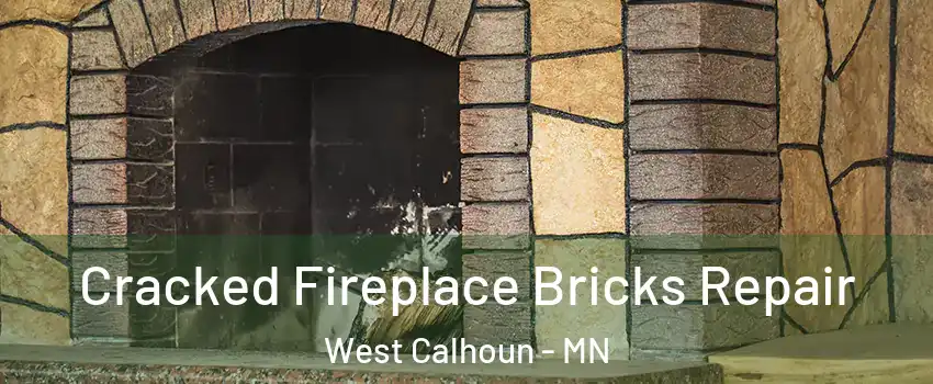 Cracked Fireplace Bricks Repair West Calhoun - MN