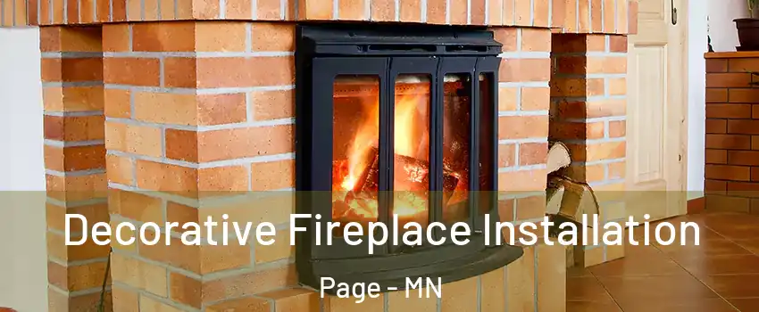 Decorative Fireplace Installation Page - MN