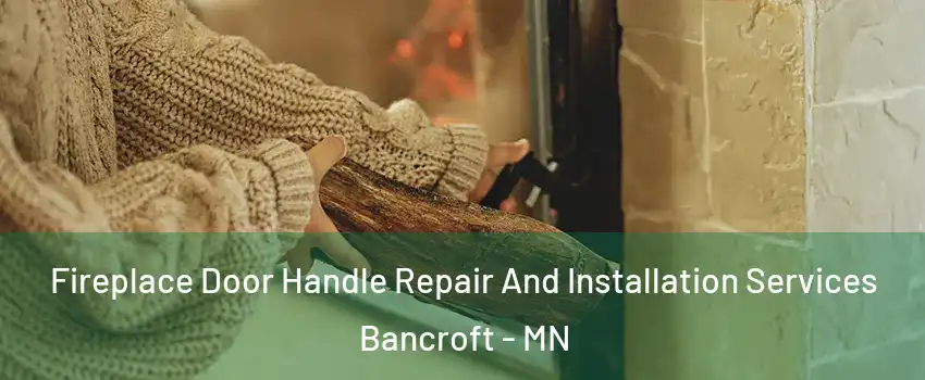 Fireplace Door Handle Repair And Installation Services Bancroft - MN