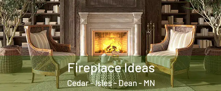 Fireplace Ideas Cedar - Isles - Dean - MN