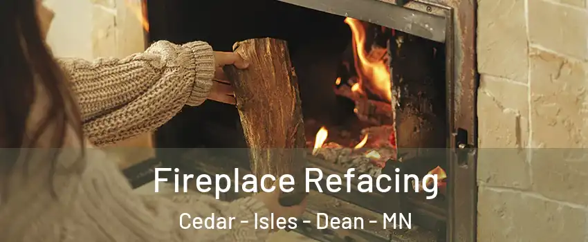 Fireplace Refacing Cedar - Isles - Dean - MN