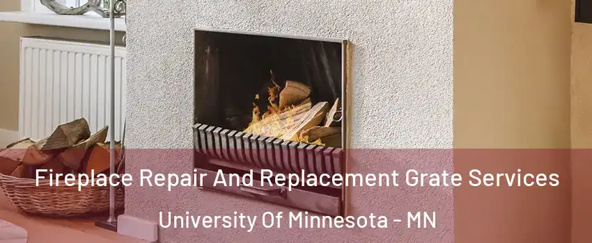 Fireplace Repair And Replacement Grate Services University Of Minnesota - MN