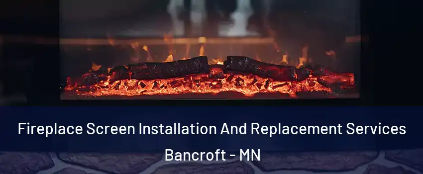 Fireplace Screen Installation And Replacement Services Bancroft - MN