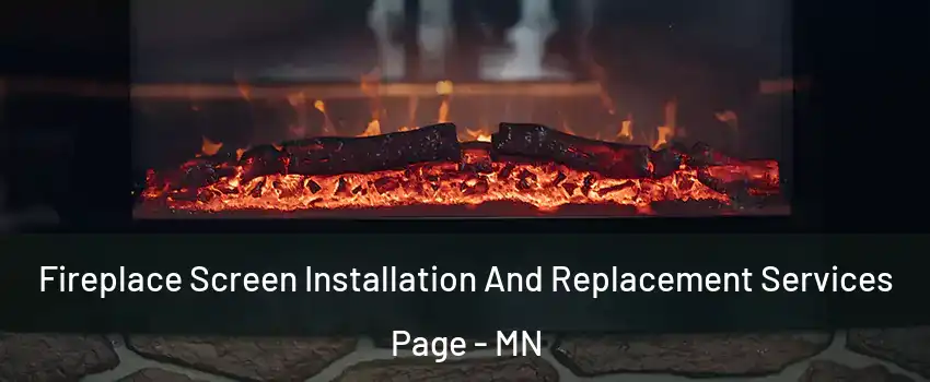 Fireplace Screen Installation And Replacement Services Page - MN