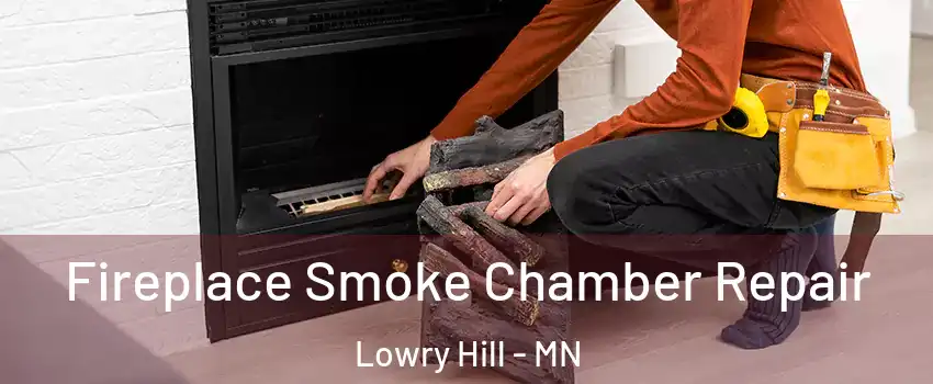 Fireplace Smoke Chamber Repair Lowry Hill - MN