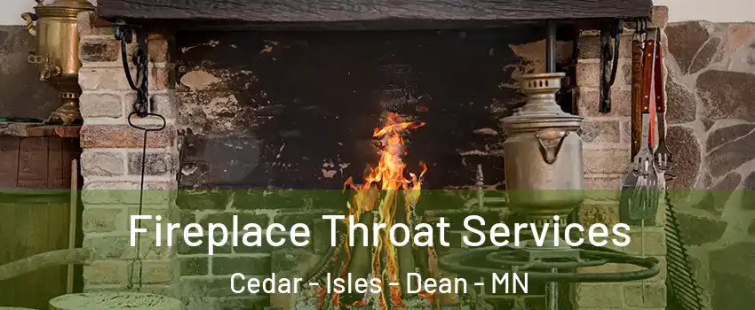 Fireplace Throat Services Cedar - Isles - Dean - MN