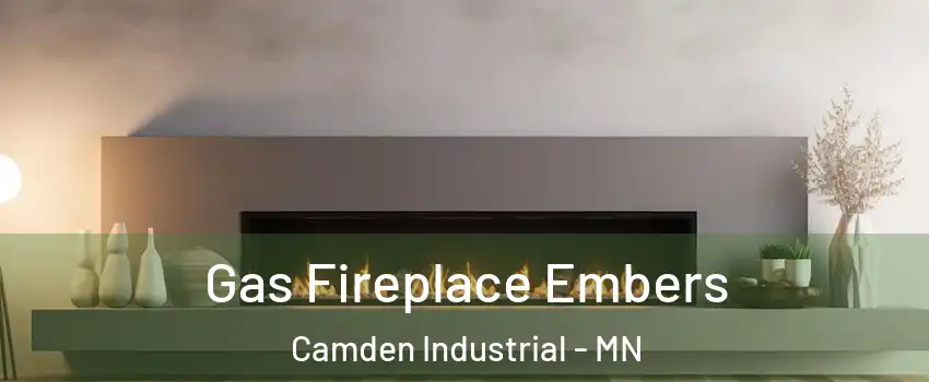 Gas Fireplace Embers Camden Industrial - MN