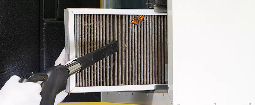 Clogged Air Duct Cleaning Process in Audubon Park, MN