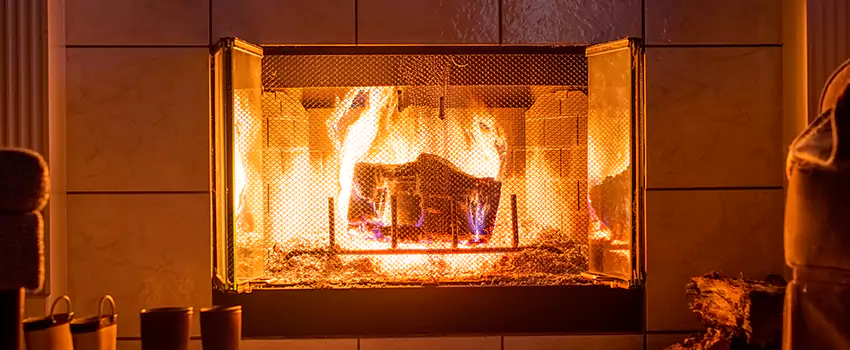 Mendota Hearth Landscape Fireplace Installation in North Loop, Minnesota