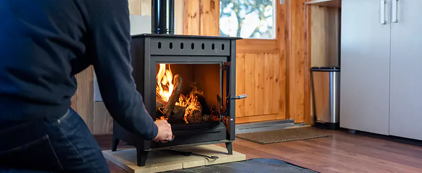 Open Hearth Wood Fireplace Installation in Audubon Park, MN
