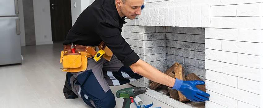 Fireplace Damaged Damper Frame Repair Services in Audubon Park, Minnesota