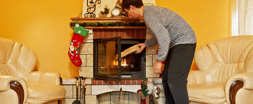 Rusted Metal Fireplace Restoration in Audubon Park, Minnesota