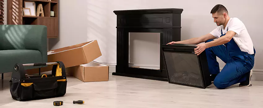 Old Rusted Metal Fireplace Repair And Replacement in North Loop, MN