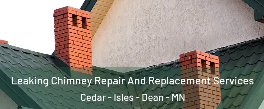 Leaking Chimney Repair And Replacement Services Cedar - Isles - Dean - MN