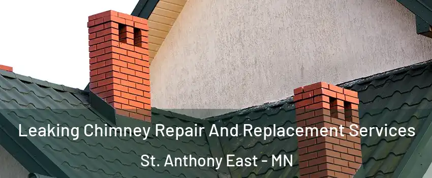 Leaking Chimney Repair And Replacement Services St. Anthony East - MN