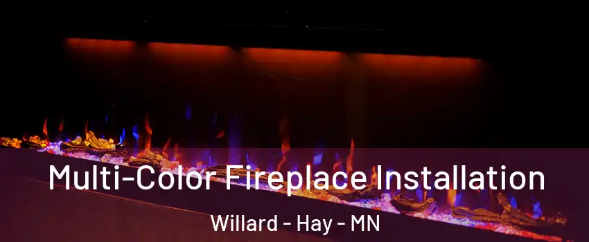 Multi-Color Fireplace Installation Willard - Hay - MN