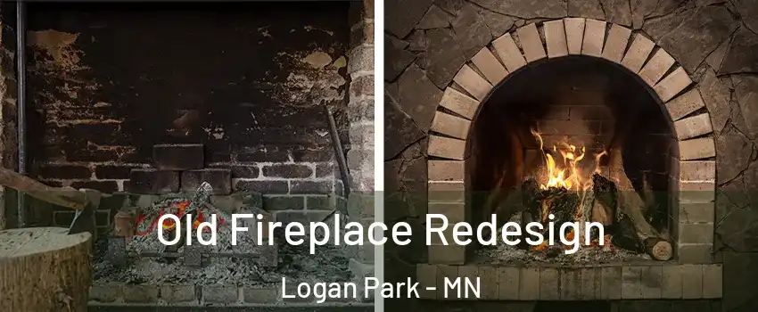 Old Fireplace Redesign Logan Park - MN