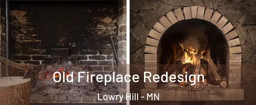 Old Fireplace Redesign Lowry Hill - MN