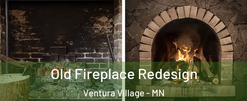 Old Fireplace Redesign Ventura Village - MN