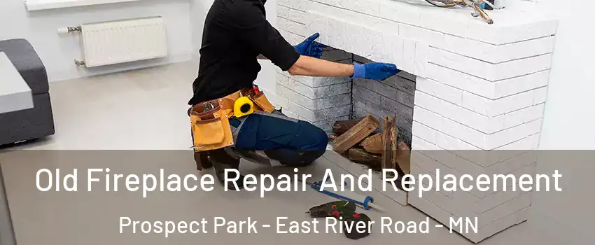 Old Fireplace Repair And Replacement Prospect Park - East River Road - MN