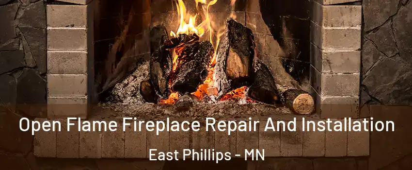 Open Flame Fireplace Repair And Installation East Phillips - MN
