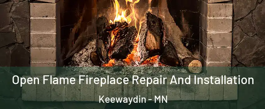 Open Flame Fireplace Repair And Installation Keewaydin - MN