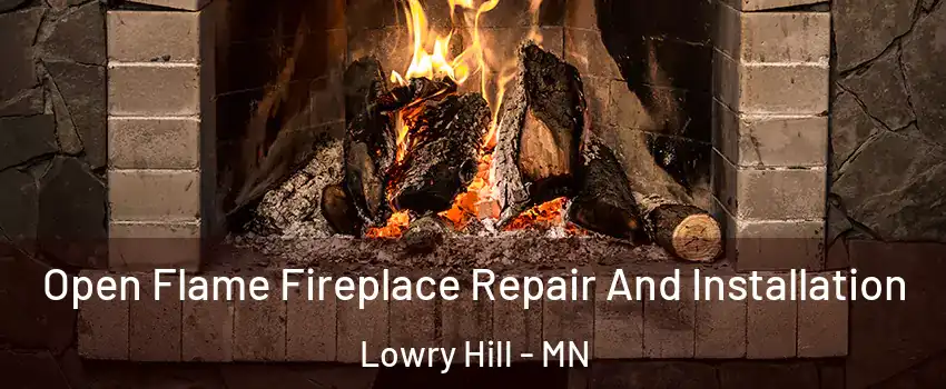 Open Flame Fireplace Repair And Installation Lowry Hill - MN