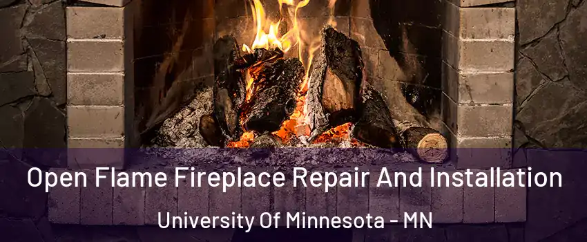 Open Flame Fireplace Repair And Installation University Of Minnesota - MN