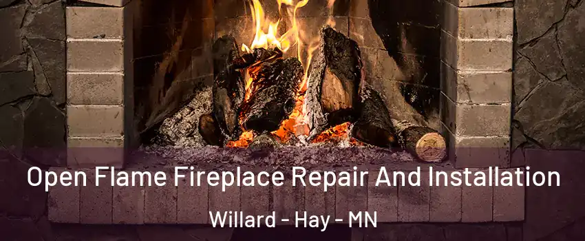 Open Flame Fireplace Repair And Installation Willard - Hay - MN