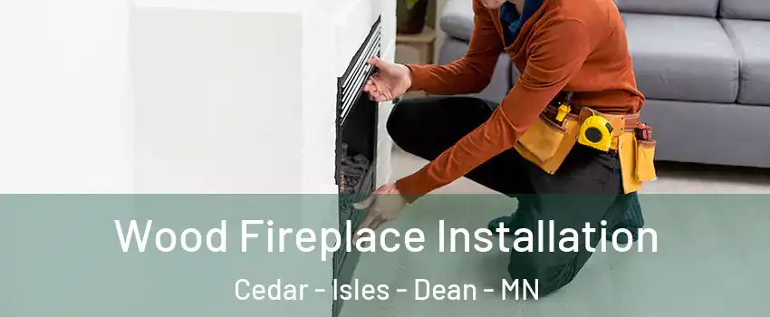 Wood Fireplace Installation Cedar - Isles - Dean - MN